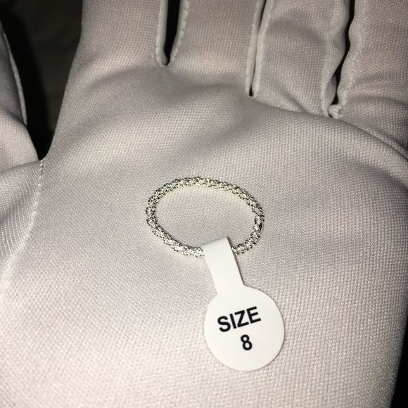 SILVER BROKEN FLOWER BAND RING‼️ - Picture 8 of 8